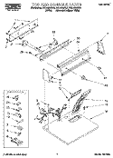 TOP AND CONSOLE, LIT/OPTIONAL Diagram and Parts List for RGL4632BQ2  Roper Dryer