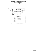 MISCELLANEOUS  PARTS, OPTIONAL PARTS (NOT INCLUDED) Diagram and Parts List for 8TLSR7432LT0  Whirlpool Washer