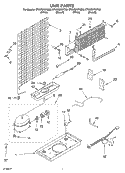 UNIT PARTS Diagram and Parts List for ET4WSKYKQ03  Whirlpool Refrigerator