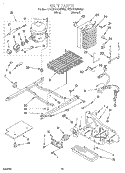 UNIT Diagram and Parts List for 7ED27DQXDN02  Whirlpool Refrigerator