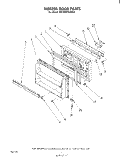 FREEZER DOOR, LIT/OPTIONAL Diagram and Parts List for EB19MK1LWR0  Whirlpool Refrigerator