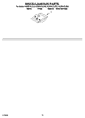 MISCELLANEOUS PARTS OPTIONAL PARTS (NOT INCLUDED) Diagram and Parts List for KUDP01DLBL3  KitchenAid Dishwasher