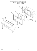 Part Location Diagram of 4452467 Whirlpool GLASS-DOOR