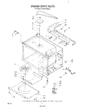 STIRRER DRIVE Diagram and Parts List for KCMS135SAL0  KitchenAid Microwave