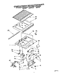 COMPARTMENT SEPARATOR Diagram and Parts List for ET22DMXBB00  Whirlpool Refrigerator