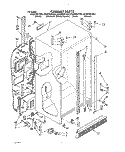 Part Location Diagram of 1123971 Whirlpool Front Mullion Rail (Platinum)