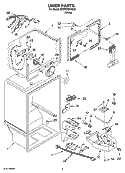 LINER PARTS Diagram and Parts List for ET8WTEXVQ00  Whirlpool Refrigerator