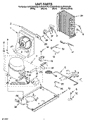 UNIT PARTS, OPTIONAL PARTS Diagram and Parts List for KUIS15NRHT9  KitchenAid Ice Maker