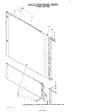 DOOR AND PANEL Diagram and Parts List for KUD121SS1  KitchenAid Dishwasher