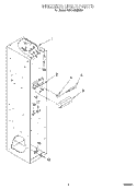 FREEZER LINER Diagram and Parts List for KSSC48MHS00  KitchenAid Refrigerator