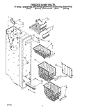 FREEZER LINER Diagram and Parts List for ED25DWXTF02  Whirlpool Refrigerator