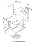 OVEN , LIT/OPTIONAL Diagram and Parts List for SF010ESPW0  Whirlpool Range