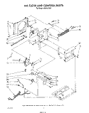 AIR FLOW AND CONTROL Diagram and Parts List for ACQ062XW0  Whirlpool Air Conditioner