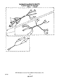 WIRING HARNESS Diagram and Parts List for RF3020XVW3  Whirlpool Range