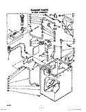 CABINET Diagram and Parts List for LC4900XKW0  Whirlpool Washer