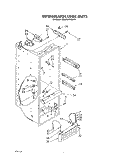 REFRIGERATOR LINER Diagram and Parts List for JWARG482WP01  Whirlpool Refrigerator