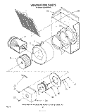 VENTILATION Diagram and Parts List for SC8900EMH0  Whirlpool Cooktop