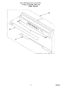 BACKGUARD Diagram and Parts List for FGP210EN0  Roper Range