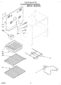 UNIT Diagram and Parts List for RF316PXYN4  Whirlpool Range