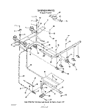 BURNER Diagram and Parts List for F4558L1  Roper Range