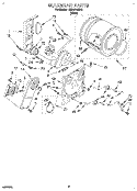 SECTION Diagram and Parts List for LER2614BW2  Whirlpool Dryer