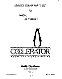 SECTION Diagram and Parts List for CAW12D1A1  Whirlpool Air Conditioner