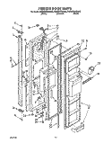 Part Location Diagram of 1126020 Whirlpool Panel, Lower (Black Glass)