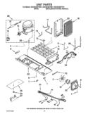 UNIT PARTS Diagram and Parts List for GSC25C6EYY01  Whirlpool Refrigerator
