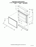 Part Location Diagram of W10371018 Whirlpool TRIM-DOOR