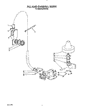 FILL AND OVERFILL Diagram and Parts List for KUDI22XX0  KitchenAid Dishwasher