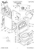 SECTION Diagram and Parts List for LEN1000HQ0  Whirlpool Dryer
