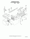 ICEMAKER PARTS Diagram and Parts List for KBFS25EWBL0  KitchenAid Refrigerator