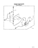 DRAIN PUMP Diagram and Parts List for EC5100XT0  Whirlpool Ice Maker