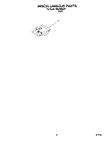 MISCELLANEOUS, LIT/OPTIONAL Diagram and Parts List for RUD3006DB1  Roper Dishwasher