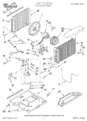 UNIT, LIT/OPTIONAL Diagram and Parts List for ACQ122XZ1  Whirlpool Air Conditioner