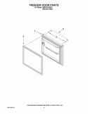 FREEZER DOOR PARTS Diagram and Parts List for GB9FHDXWS02  Whirlpool Refrigerator