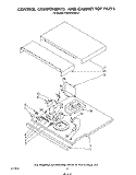 CONTROL COMPONENTS AND CABINET TOP Diagram and Parts List for KGBS145SBL0  KitchenAid Wall Oven