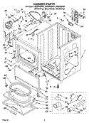 Part Location Diagram of 280074 Whirlpool PANEL