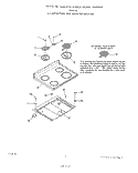 MAIN TOP Diagram and Parts List for F9157W0  Roper Range