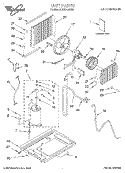 UNIT, LITERATURE Diagram and Parts List for ACQ124XH0  Whirlpool Air Conditioner