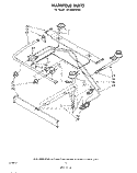 MANIFOLD Diagram and Parts List for SF3000SKW0  Whirlpool Range
