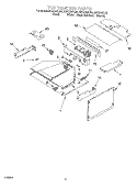 TOP VENTING, OPTIONAL Diagram and Parts List for GSC278PJB3  Whirlpool Microwave Oven Combo