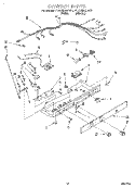 CONTROL Diagram and Parts List for 4YED25DQDN01  Whirlpool Refrigerator