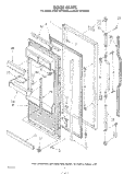 DOOR Diagram and Parts List for KRRF15XTWH00  KitchenAid Refrigerator