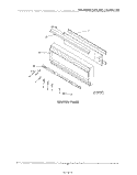 CONTROL FRAME Diagram and Parts List for KESO176S  KitchenAid Wall Oven