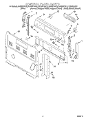 Part Location Diagram of 6610181 Whirlpool Electronic Control - Almond