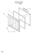 SECTION Diagram and Parts List for EH050FXGW08  Whirlpool Freezer