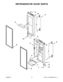 Part Location Diagram of W10464062 Whirlpool RAIL-MULLN