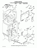 Part Location Diagram of WPW10395376 Whirlpool MULTIFLOW Assembly