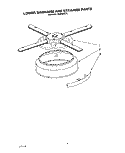 LOWER WASHARM AND STRAINER Diagram and Parts List for KUDB22HT0  KitchenAid Dishwasher